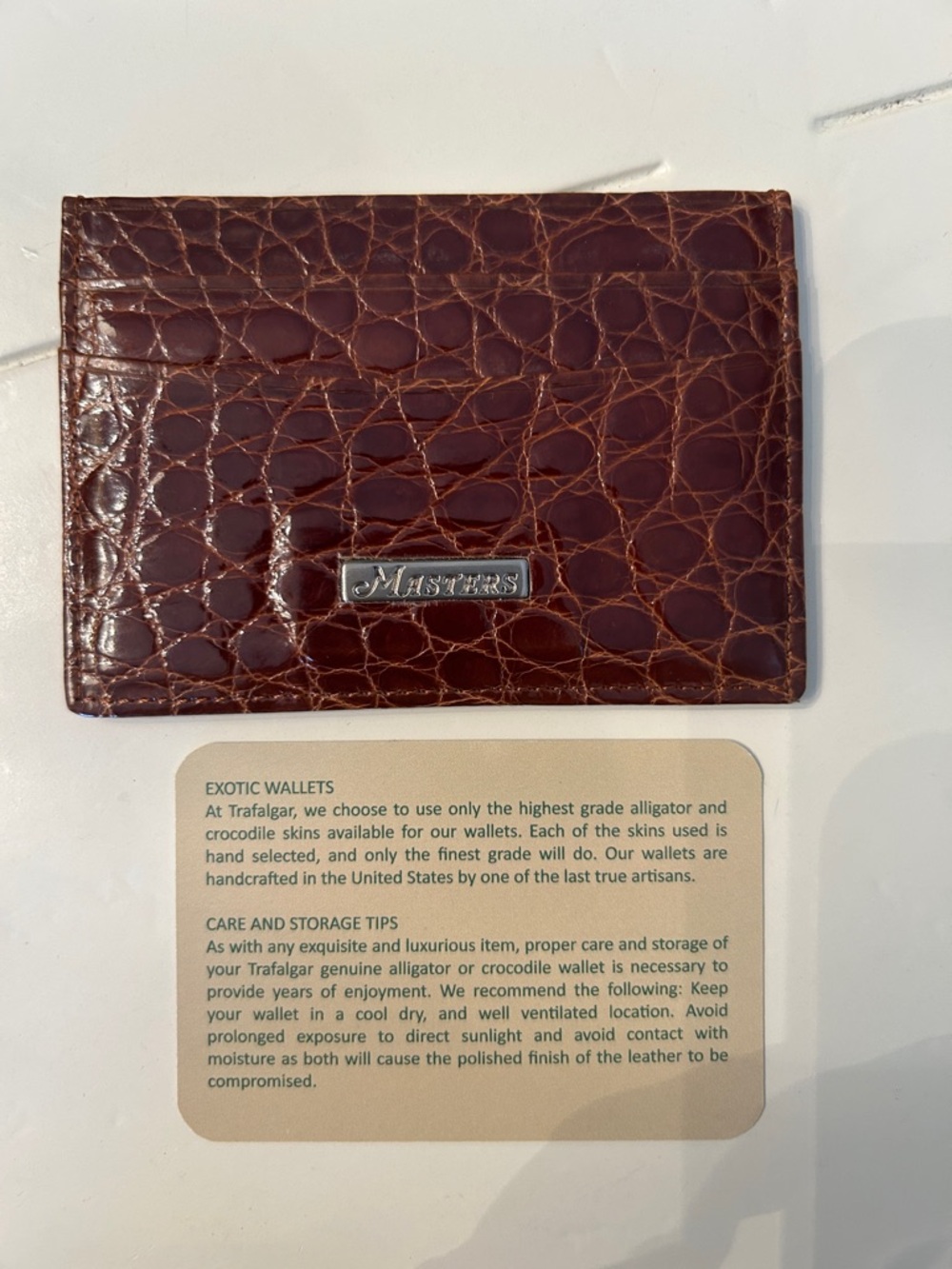 Masters credit card holder